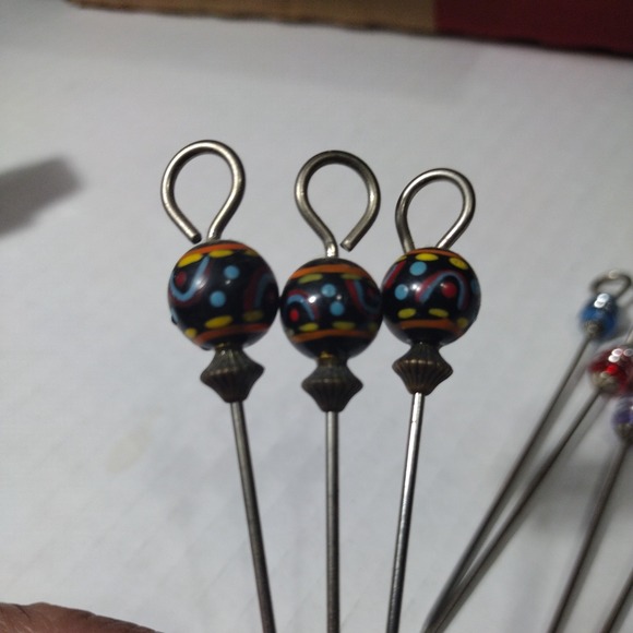 Vintage Olive Martini Sticks Lot of 7 - Picture 5 of 8